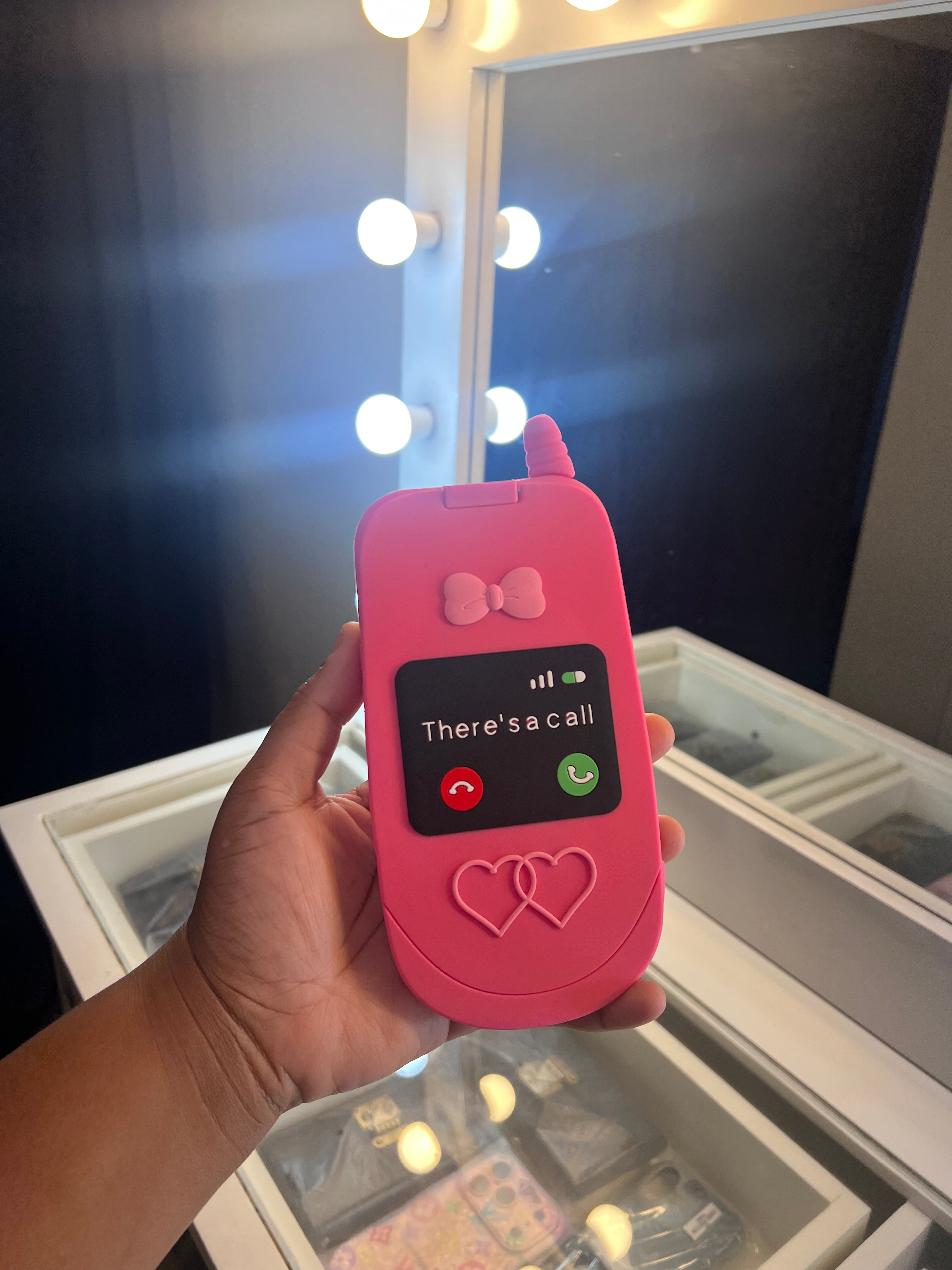 Pink Flip Phone Case