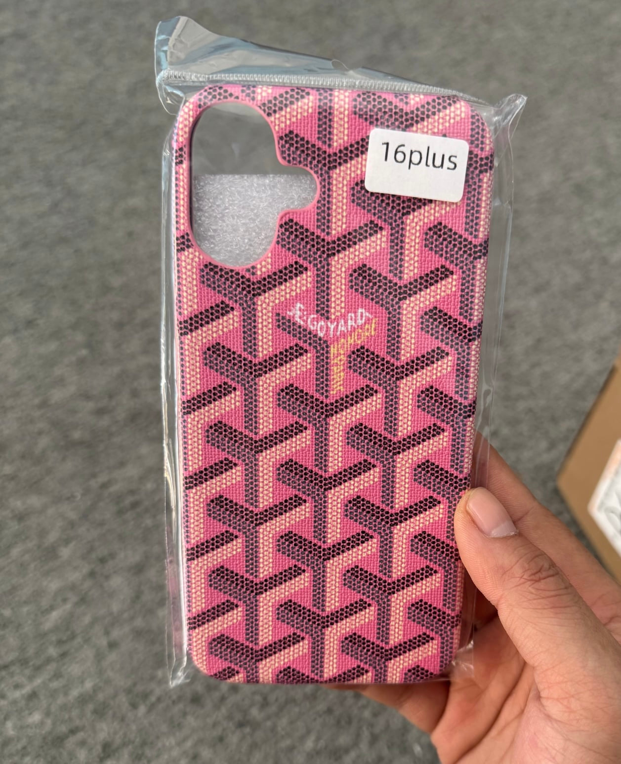 PINK GOYARD CASE